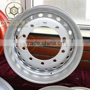Steel Tubeless Semi Truck Rim 22.5 thumbnail-6