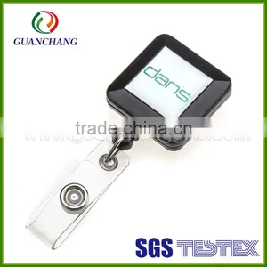 Wholesale Custom Designer Logo Retractable Plastic Yoyo id Badge Reels thumbnail-5