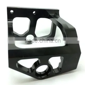 Customized High Precision Black Palting Aluminum Small Order Cnc Parts thumbnail-1