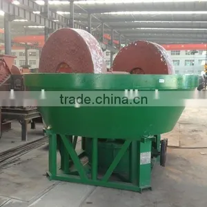 2017 New Design Wet Pan Grinder,Gold Mining Pan,double Roller Mill thumbnail-5