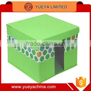 Fresh Green Color Classic Spotted Storage Box With Clear Window thumbnail-1
