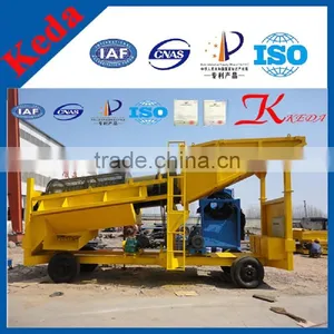 Unique Design Gold Washing Machine Traveling Gold Trommel Screen thumbnail-1