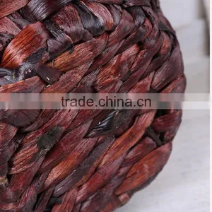 Indoor Planters Natural Water Hyacinth Woven Plant Basket Lowes Wholesale Flower Pots thumbnail-4