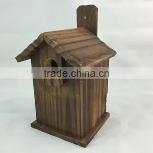 New Design Garden Wooden Bird Box FSC With Factory Price thumbnail-4