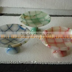 PAKISTAN SUPPLIER Cheap Price ONYX FRUIT TRAYS HANDICRAFTS thumbnail-6