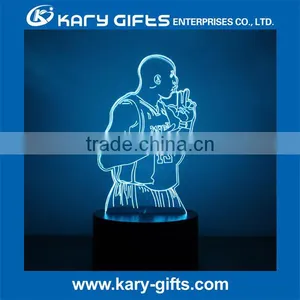 Factory Supply LED Night Light 3D Illusion Table Lighting Lamp in Stocking thumbnail-2