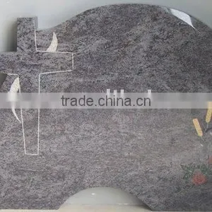 European Cross Polished Stone Tombstone thumbnail-1