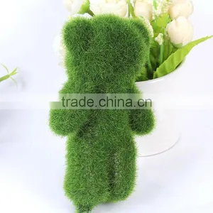 Miniascape Decoration Little Bear Artificial Flocking Toys thumbnail-2