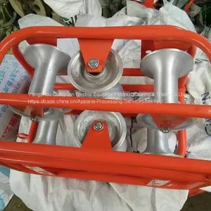 Three Wheel Corner Cable Pulley Roller thumbnail-3