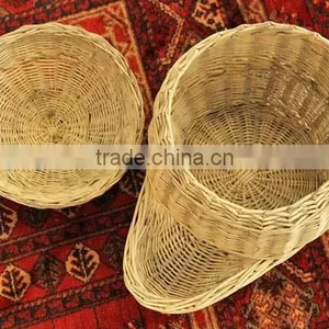 Potato Storage Basket Made From Woven Wicker Wicker Basket With Lid For Potato Storage thumbnail-1