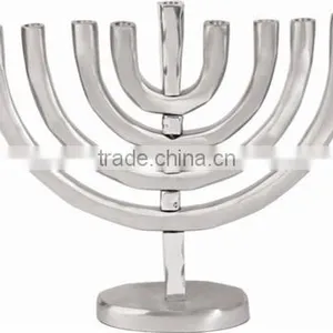 Menorah Judaica Candelabra, Brass Menorah, Handicraft Menorah thumbnail-1