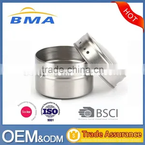 3 Pieces Stainless Steel Magnetic Condiment Container thumbnail-2