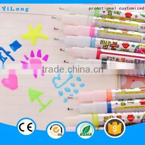 2016 New Style Diy Painting Popcorn Pen Colorful Plastic Pen Drawing Pen thumbnail-3