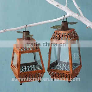 Antique Cast Iron Candle Holder Wind Lights Handmade Candle thumbnail-1
