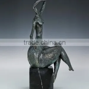 Bronze Fat Lady Living Home / Hotel Morden Decoration Bronze Sculpture thumbnail-4