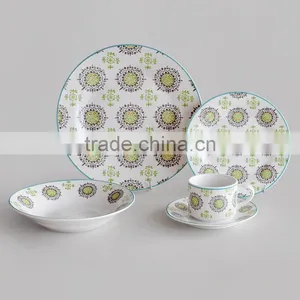 2017 Factory Promotional Europe Style 16pcs Porcelain Dinner Set thumbnail-6