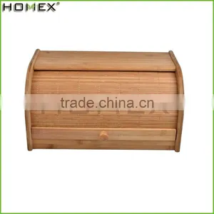 High Quality Bamboo Bread Bin/Bamboo Bread Storage/Homex_Factory thumbnail-1