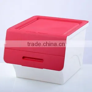 Emc 3701 Hot Large Plastic Storage Box With Foldable Lid thumbnail-2