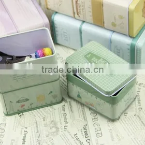 Wholesale Air Tight Square Tea Tin Can Custom Airtight Metal Tin Tea Canister thumbnail-2