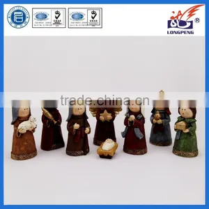 Factory OEM Design Miniature Kids Nativity Scene,Set of 8 Rearrangeable Figures thumbnail-1