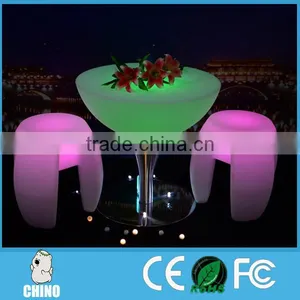 Cute Small Size Nightclub LED Bar Chair thumbnail-3