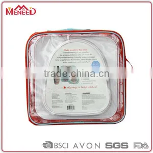 China 2016 Hot Selling Packing Safety Food Grade Lovely Melamine Kids Dinner Set thumbnail-1