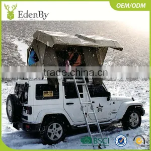 Foldable Family Polyester Waterproof Ultralight Wildland Campng Car Roof Top Tent thumbnail-1