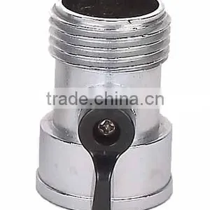 3/4" Zinc Hose Coupling With Valve thumbnail-1