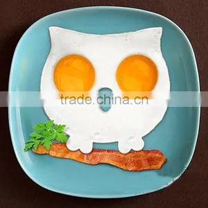 Unique Silicone Egg Cook Ring Owl Shaped Fried Egg Molds Pancake Maker thumbnail-6