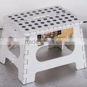 Small Garden Plastic Folding Stool Sit thumbnail-1