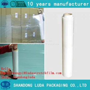 Factory Wholesale Anti Tear LLDPE Plastic Packaging Stretch Wrap Film Roll thumbnail-3