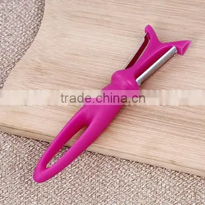 PP Handle Stainless Steel Fruit Apple Grater Vegetable Peeler thumbnail-3