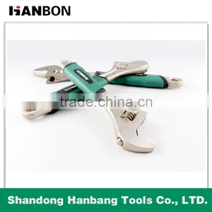 Ferronickel and Plastic Handle Adjustable Wrench thumbnail-3