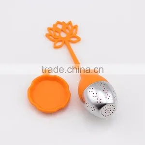 Good Quality Flower Design Silicone Tea Tool thumbnail-2
