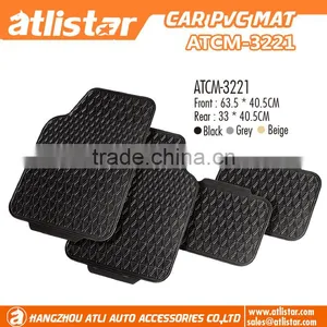 Universal 4pcs Full Set Floor Pvc Car Mat thumbnail-5