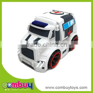 High Quality Battery Operated Plastic Ambulance Toy Car thumbnail-1