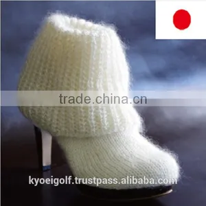Knit Boots Silk Mohair Short Boots thumbnail-1