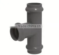 HIGH QUANLITY EXPANING EQUAL TEE OF PVC GB STANDARD PIPES & FITTINGS FOR WATER SUPPLY thumbnail-1