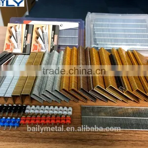 High Quality Factory Supply 84 Series Crown 12.3mm Staples, 84/16, 84/14/ 84/12, 84/10, 84/08, 84/06 Staples thumbnail-1