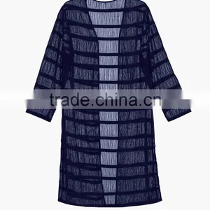 Women's Sheer Black Mesh Lace Shirt thumbnail-4