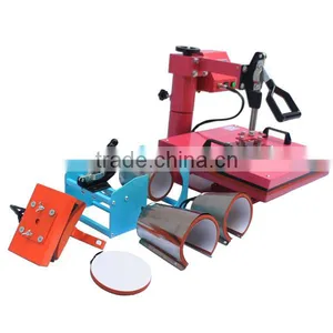 CE Approval T-shirt Cap Mug Plate Combo Heat Press Machine thumbnail-3