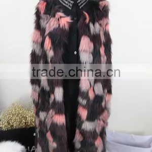 2016 Autumn and Winter Custom Models High Quality New Fashion Faux Fur Women Vest thumbnail-6