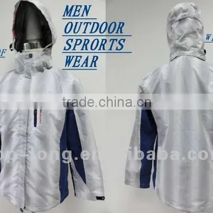Men Outdoor Jacket With Hood Windproof Waterproof thumbnail-1