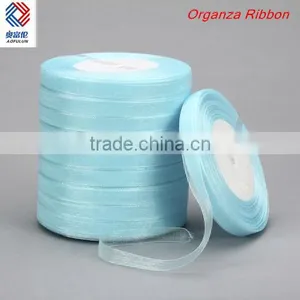Light Green Organza Ribbon for Party Gift thumbnail-1