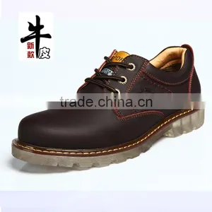 Transparent Soles Cow Genuine Leather Shoes Casual Fashion Have Sample for Men, Adult Business Casual Shoes Fashion High Quality thumbnail-1