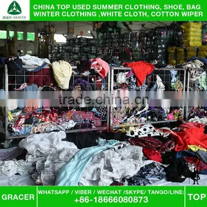 Gracer Stock Europe Style Bales 100kg Ladies Cotton Dress Used Designer Clothes thumbnail-4