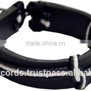 Beautiful Attractive Simple and Sober Leather Bracelet for Teens Mens and Womens Cross Bracelet thumbnail-1