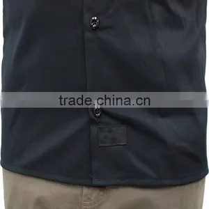 OEM China Factory Dark Color Work Wear Clothes Short Sleeve Durable Work Uniforms for Men thumbnail-5