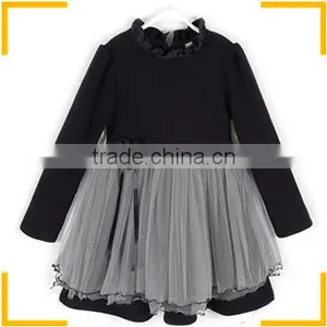 Wholesale Baby Kids Dress Flower Girl Dresses Cotton Kids Fashion Show Dresses thumbnail-4
