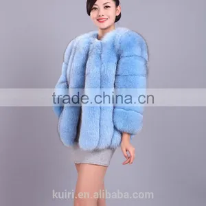PC-264 Luxury Women Coat Short Style Jacket Real Fox Fur Coat With High Quality Genuine Fox Fur thumbnail-1